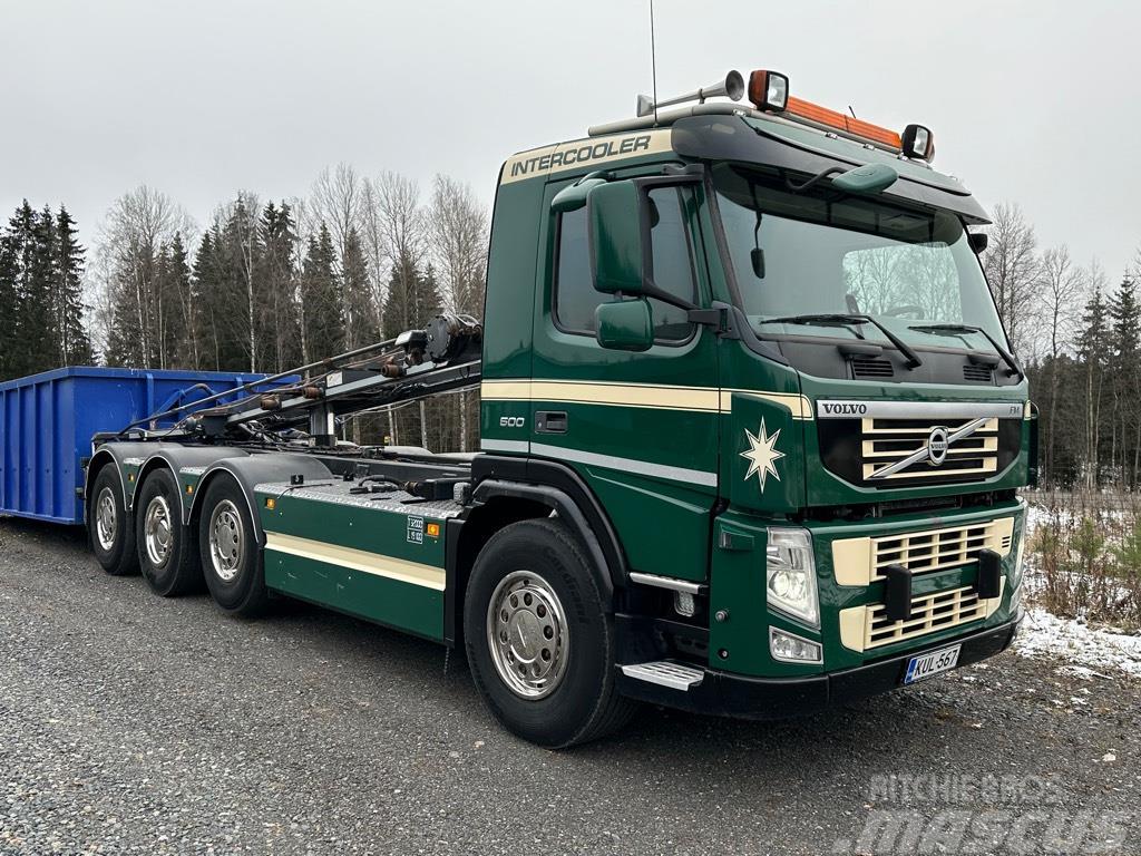 Volvo FM500 8x2*6 trippeli, vaijerilaite Demountable trucks