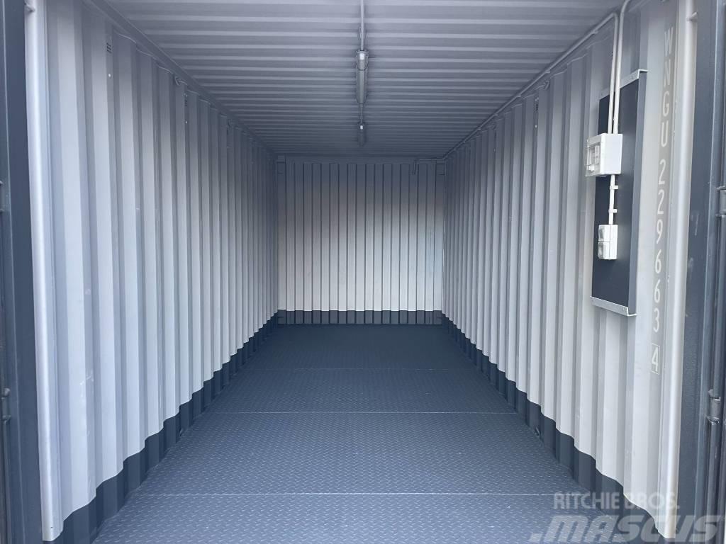  20 Fuß Seercontainer mit STAHLFUSSBODEN + LICHT! Storage containers