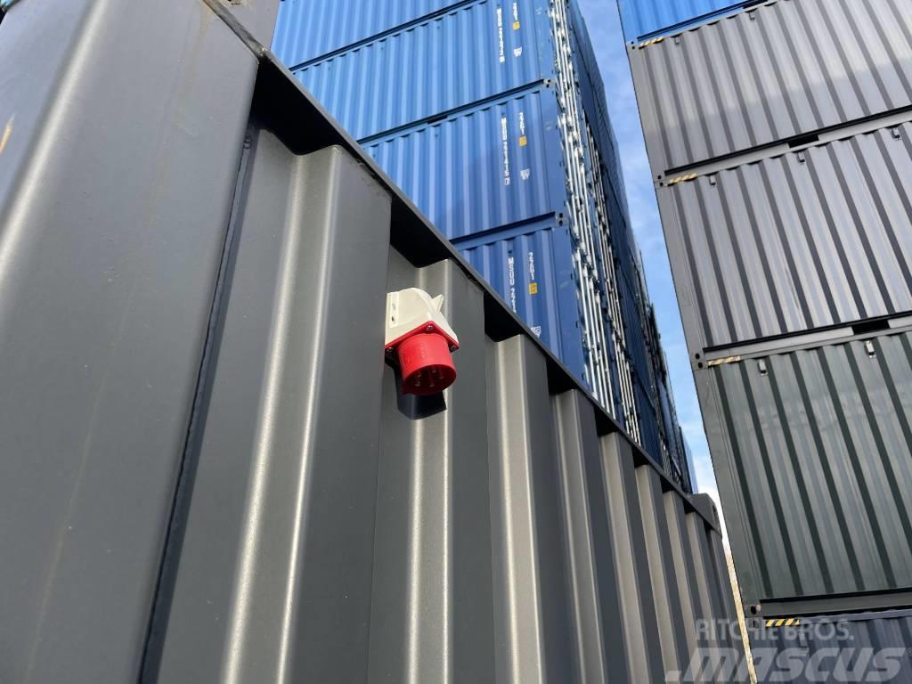  20 Fuß Seercontainer mit STAHLFUSSBODEN + LICHT! Storage containers