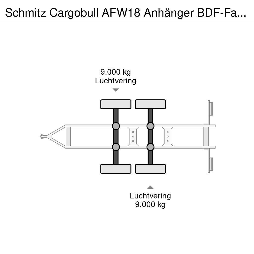 Schmitz Cargobull AFW18 Anhänger BDF-Fahrgestell Containerframe/Skiploader trailers