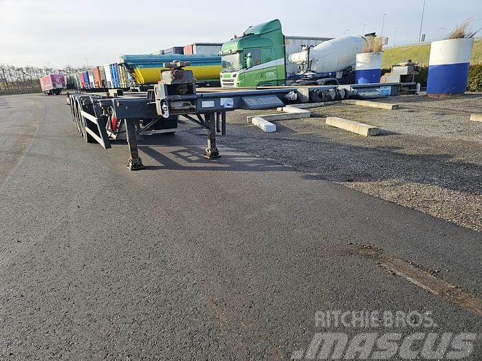 Groenewegen 30 CC -14-27 | container chassis 40, 2 x 20 ft 20 Containerframe/Skiploader semi-trailers
