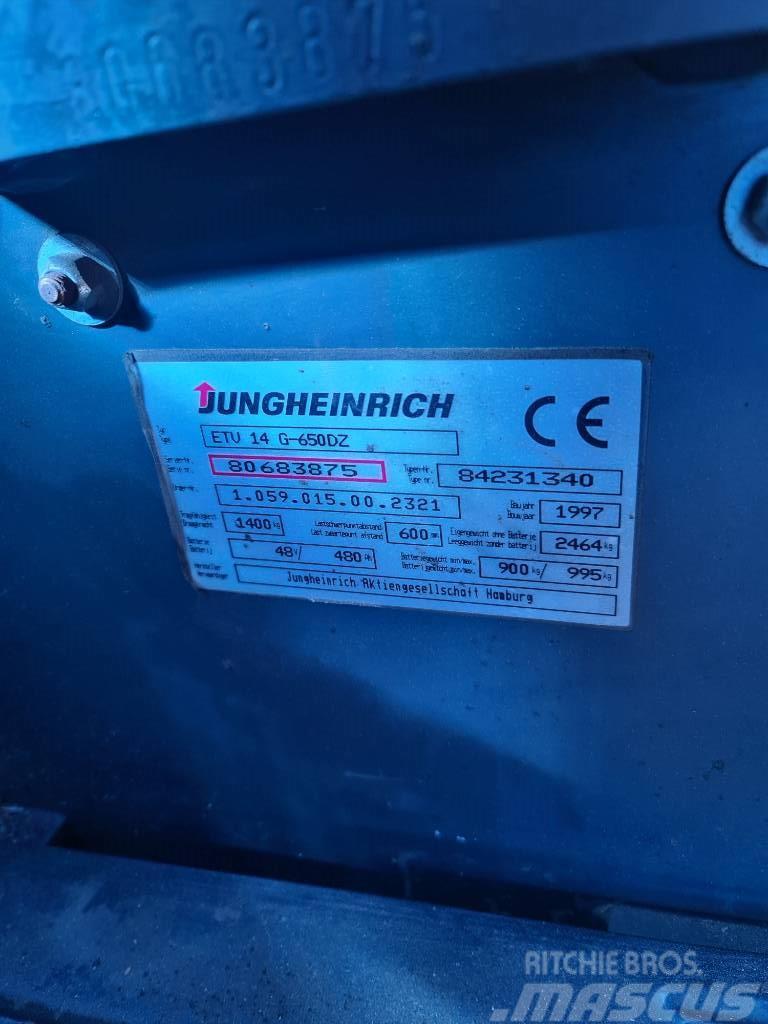Jungheinrich ETV 14 Reach truck