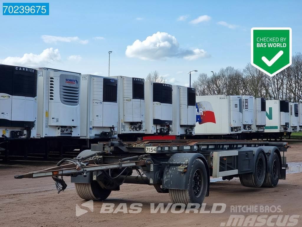GS Meppel AIC-2700 LBM 3 axles Liftachse Containerframe/Skiploader trailers