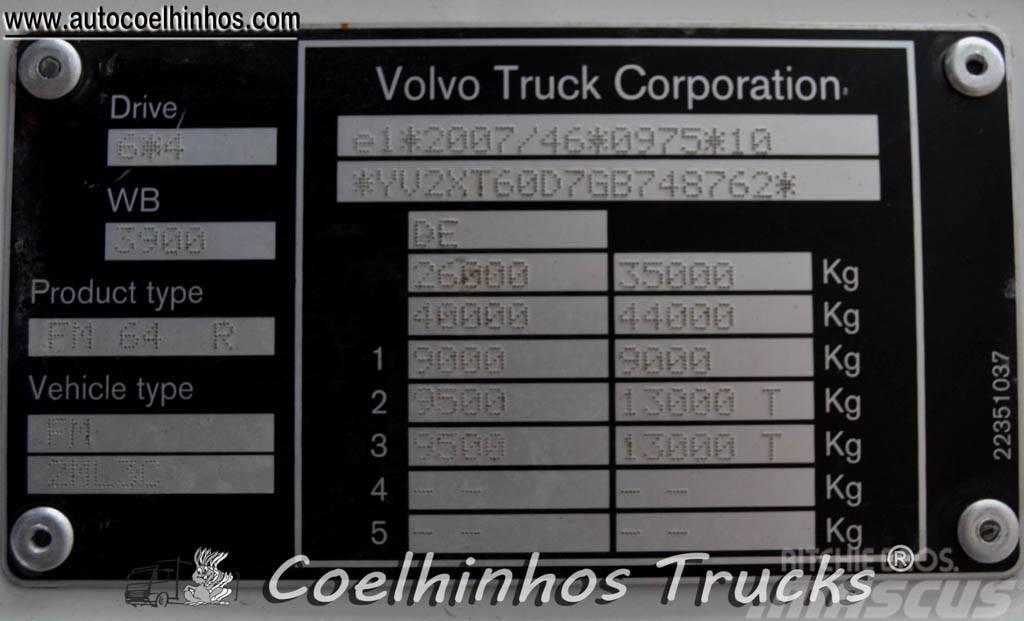 Volvo FMX 540  Retarder 6x4 Chassis Cab trucks