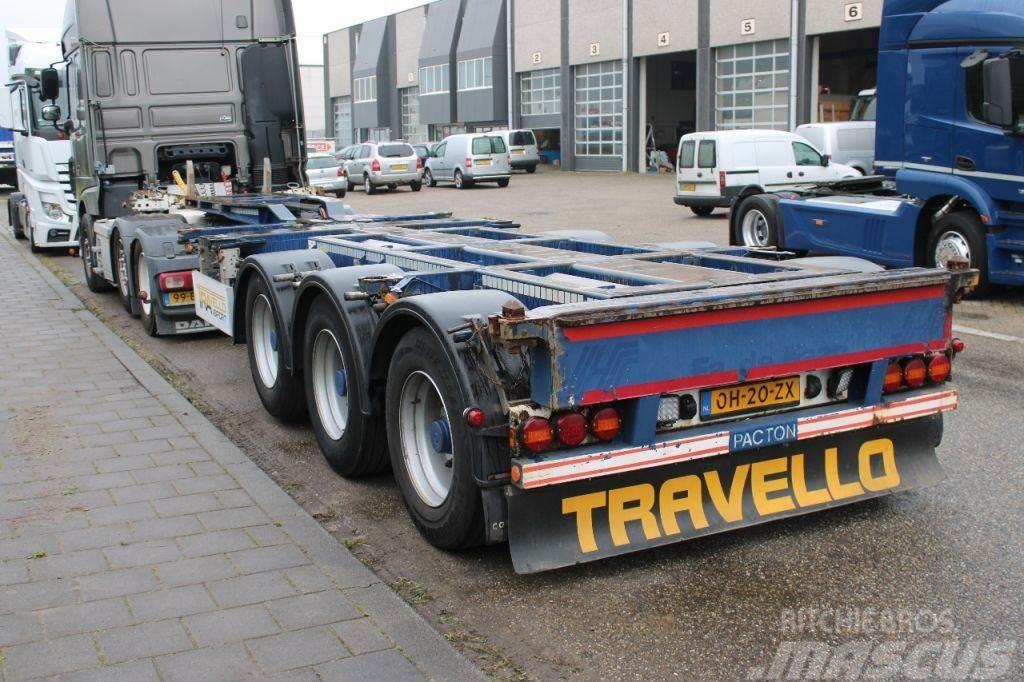 Pacton Multi Funct. 40 ft + 45 ft + 2x20ft + 30ft + High Containerframe/Skiploader semi-trailers