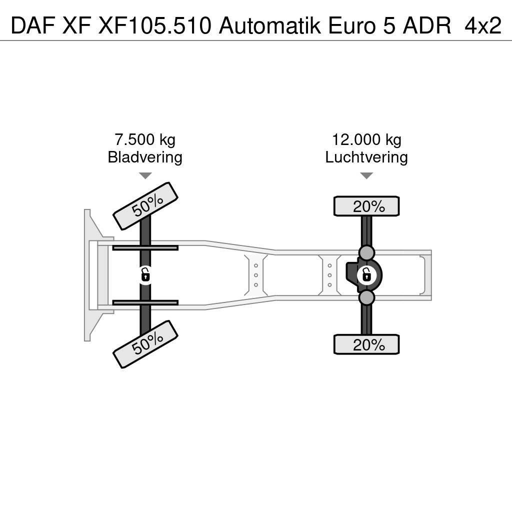 DAF XF XF105.510 Automatik Euro 5 ADR Truck Tractor Units