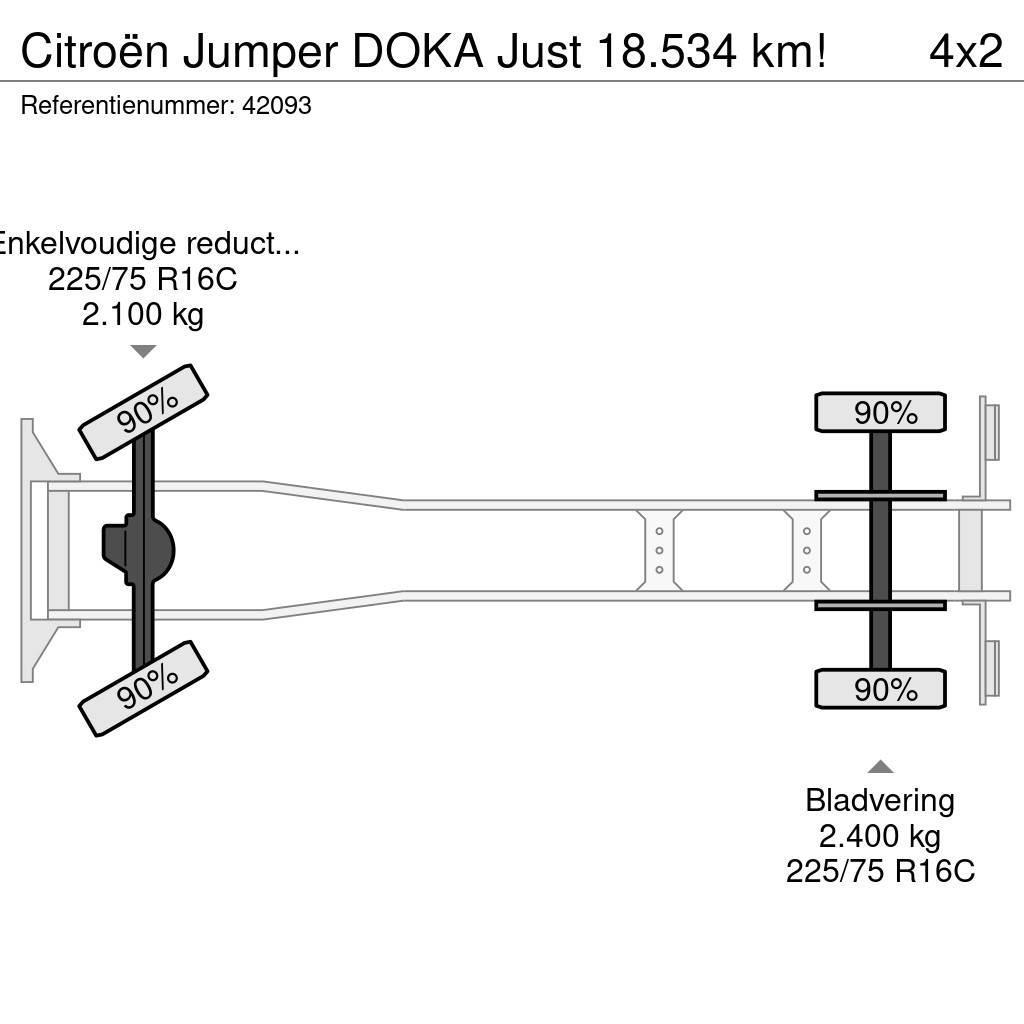 Citroën Jumper DOKA Just 18.534 km! Flatbed/Dropside trucks
