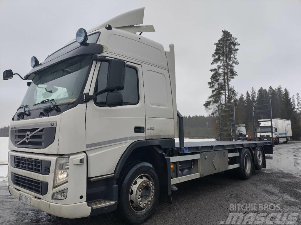 Volvo FM13 6x2 UUSI koneenkuljetuslava, vetovarustus Flatbed/Dropside trucks