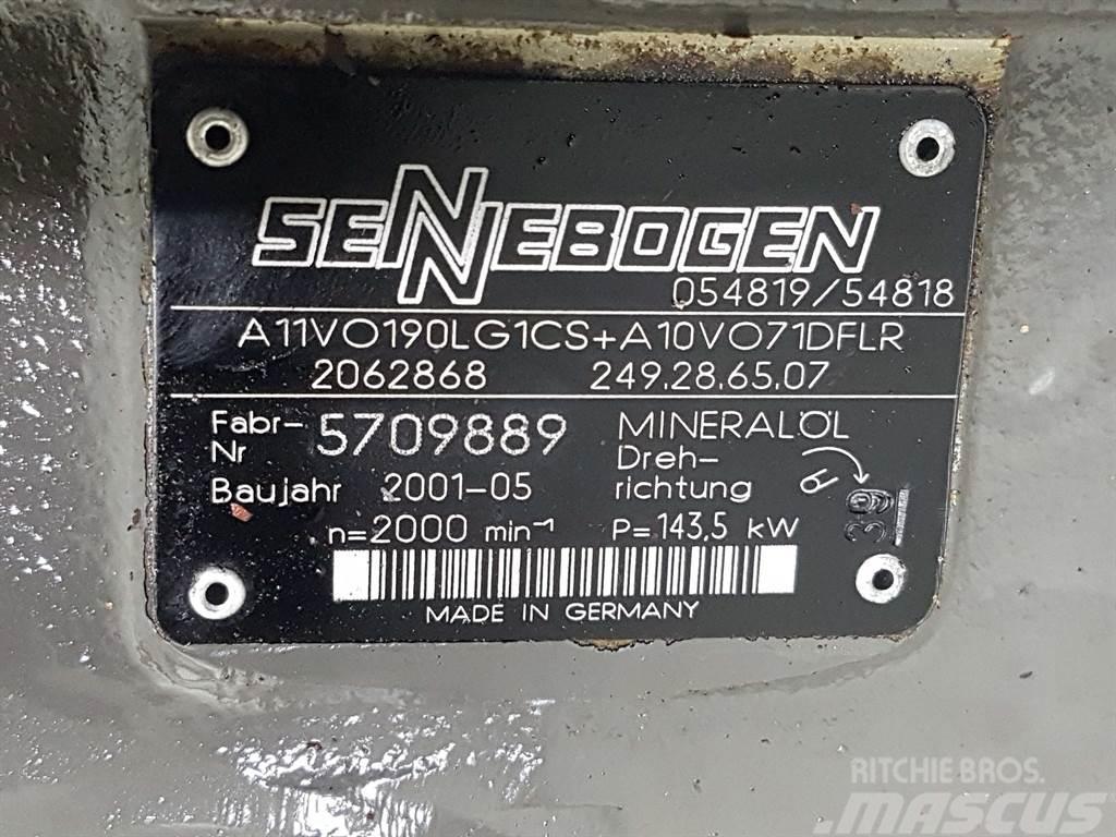 Sennebogen -Rexroth A11VO190LG1CS-Load sensing pump Hydraulics