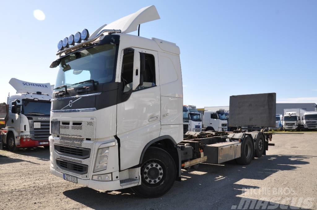 Volvo FH500 6X2 Containerframe/Skiploader trucks