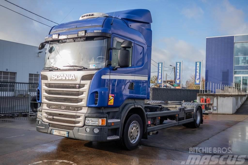 Scania R360+E5+INTARDER+DHOLLANDIA Demountable trucks