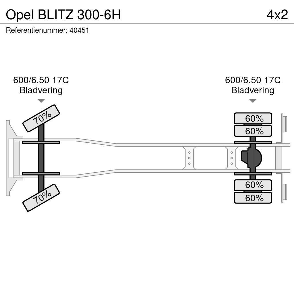 Opel BLITZ 300-6H Flatbed/Dropside trucks