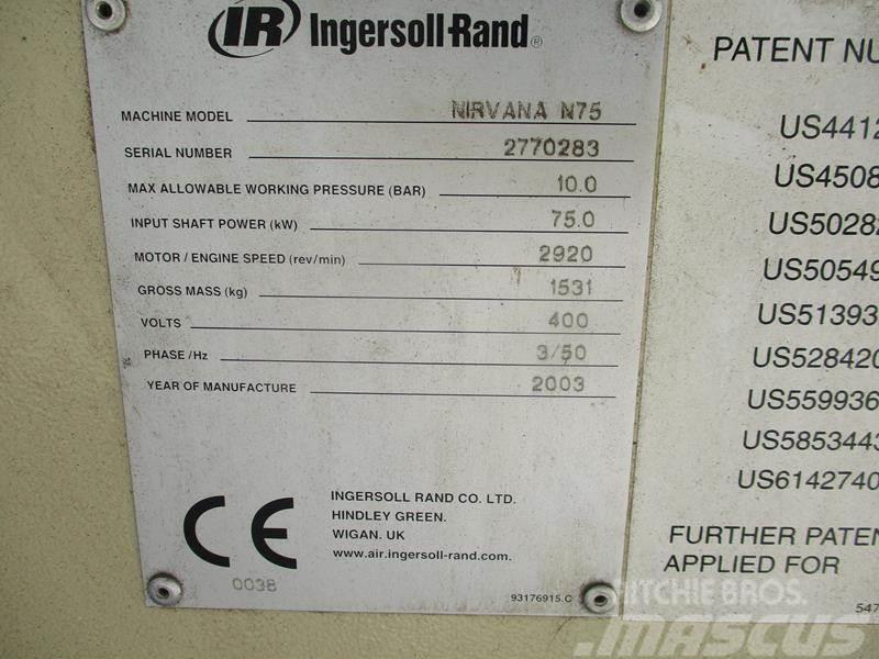 Ingersoll Rand N 75 Compressors