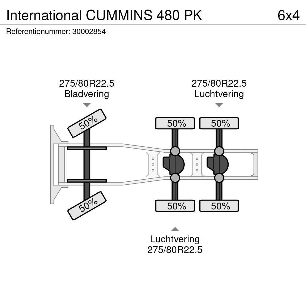 International CUMMINS 480 PK Truck Tractor Units