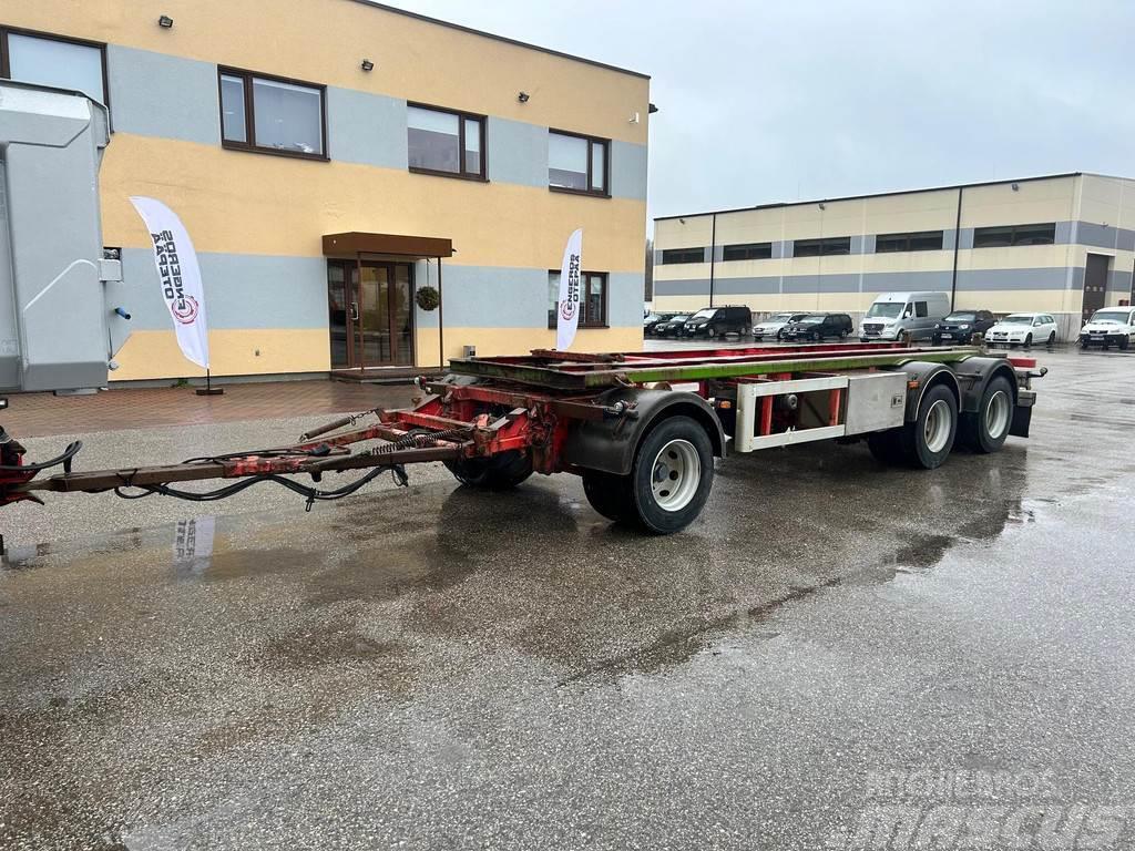  NOR SLEP SL-28 3-axle Containerframe/Skiploader trailers