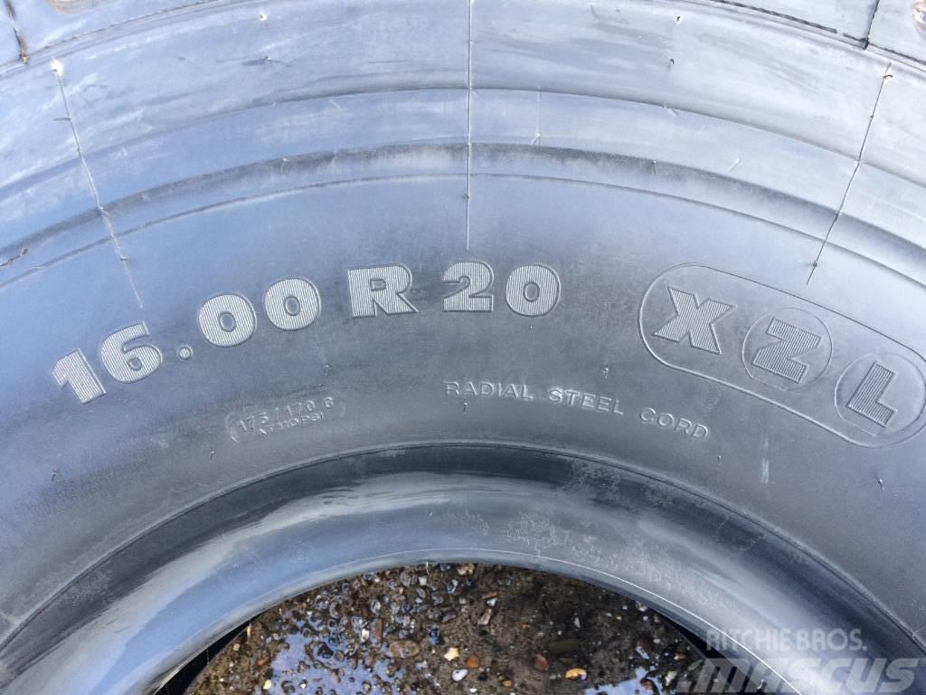 Michelin 16.00R20 XZL - USED NN 95% Tyres, wheels and rims