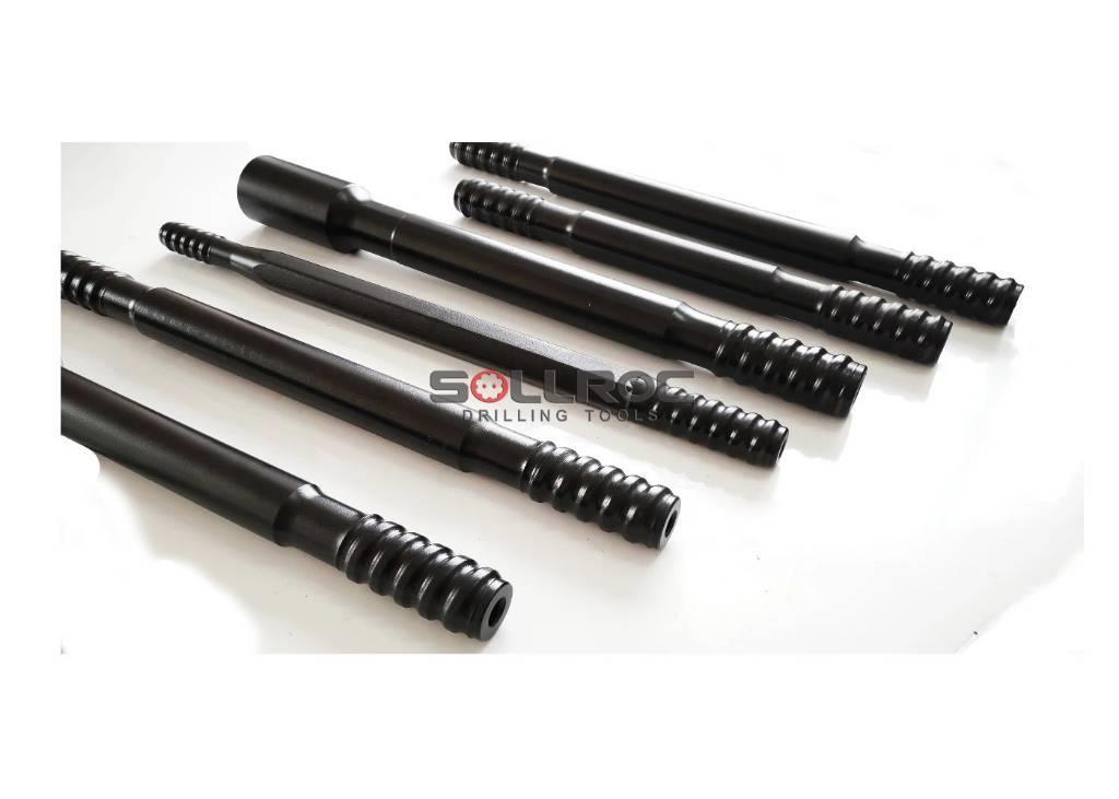 Sollroc T60 Shank Adapters Rods And Bits Top Hammer Drill Drilling equipment accessories and spare parts