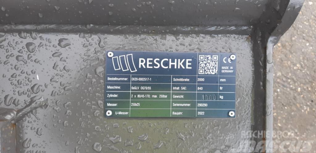 Reschke Grabenräumlöffel OQ70/55-2000mm A#5842 TLB's