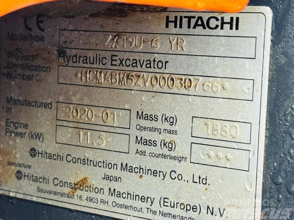 Hitachi ZX 19 U-6 YR Mini excavators < 7t