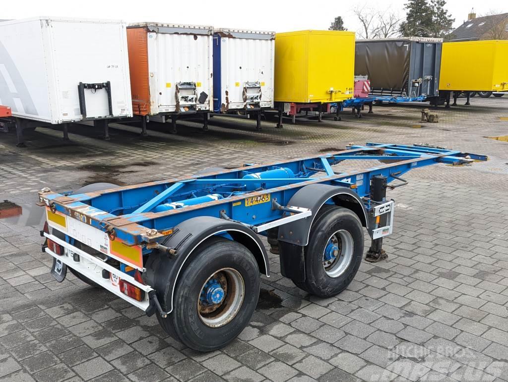 Van Hool 2B0005 20FT 2-Assen SAF 10T - Trommelremmen - Ferr Containerframe/Skiploader semi-trailers