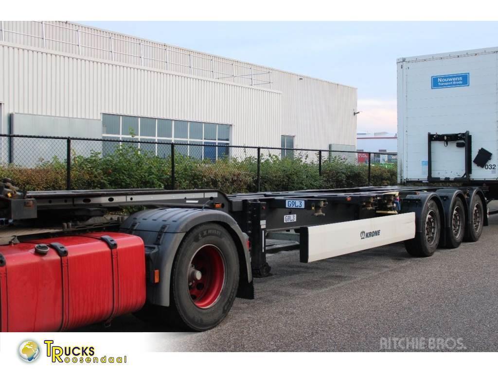 Krone 3x axle + 2x20/30/40/45ft + High Cube + BE APK 07- Containerframe/Skiploader semi-trailers