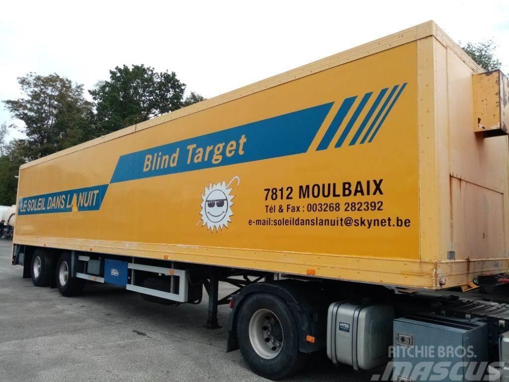 Floor CASE TRAILER WITH LIFTING TAIL Box body semi-trailers