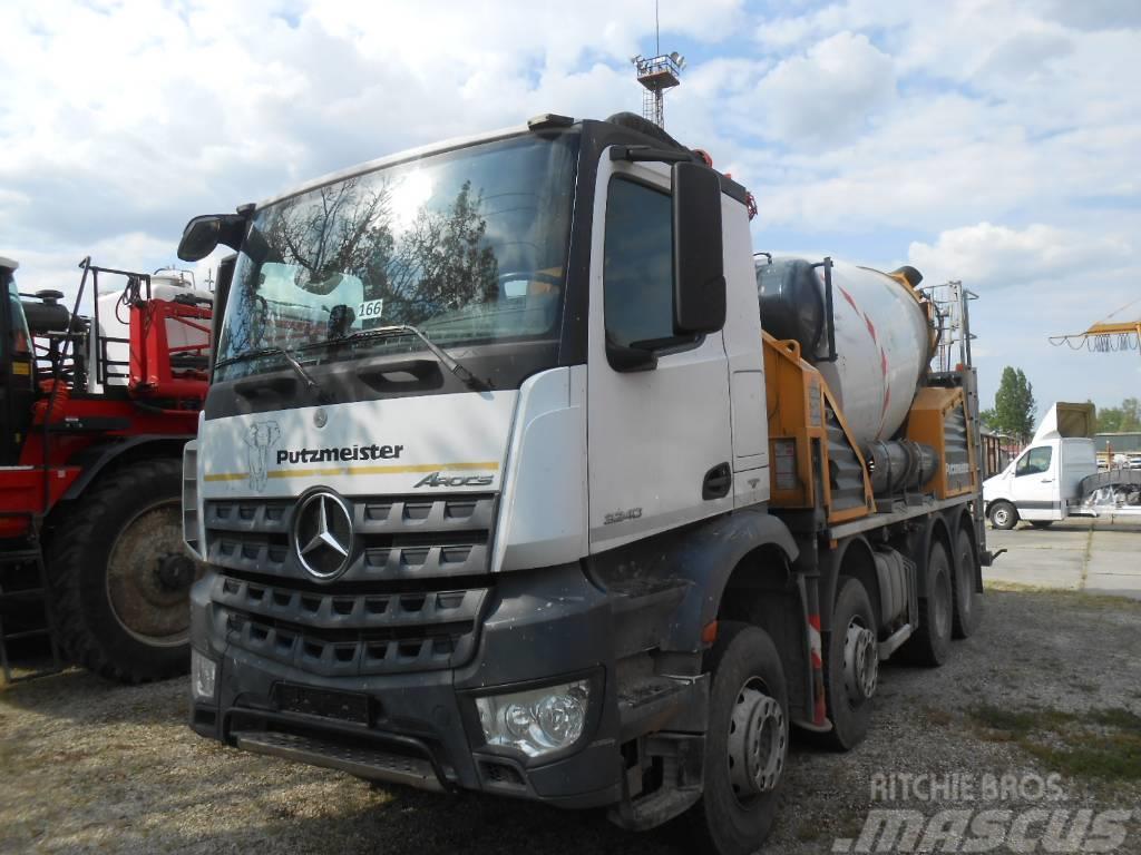 Mercedes-Benz Arocs 3240 Beton mixer + betonpumpa Concrete trucks