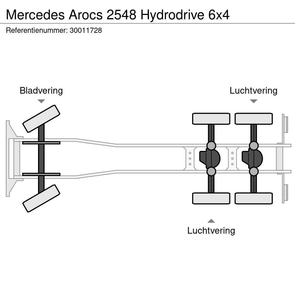 Mercedes-Benz Arocs 2548 Hydrodrive 6x4 Chassis Cab trucks