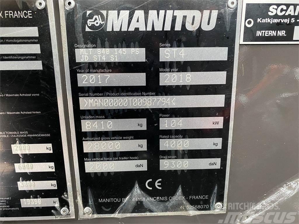Manitou MLT840-145PS ELITE Farming telehandlers