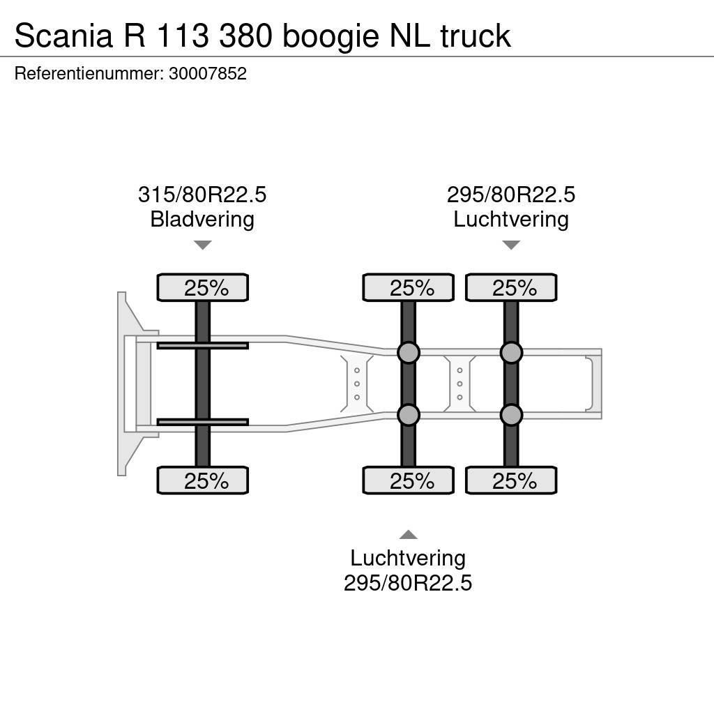 Scania R 113 380 boogie NL truck Truck Tractor Units