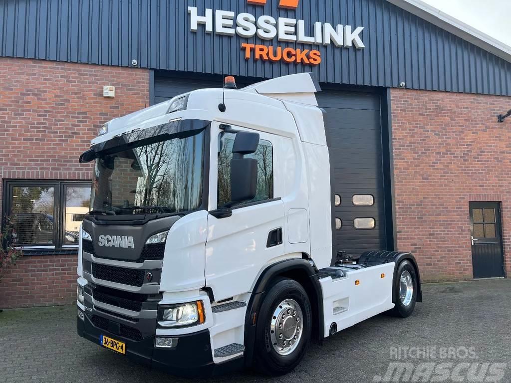 Scania P410 4X2 Dagcabine LED 9T Vooras 2x tank FULL-AIR Truck Tractor Units