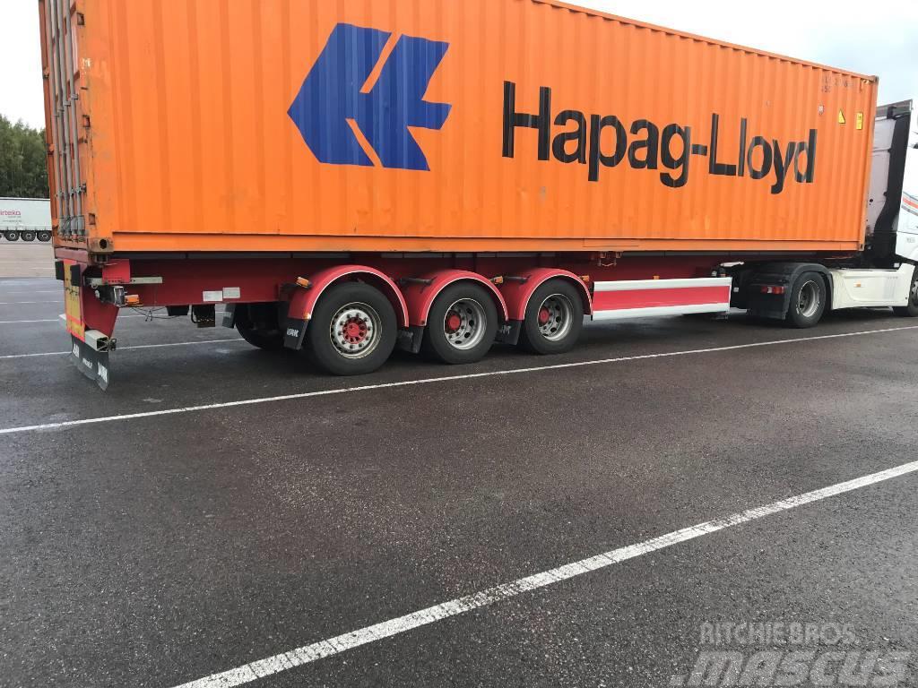 VAK Konttivaunu Containerframe/Skiploader semi-trailers