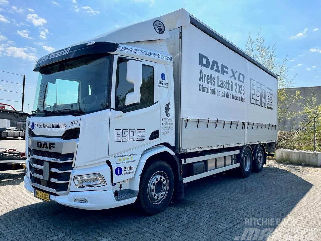 DAF XD450 FAN Tautliner/curtainside trucks