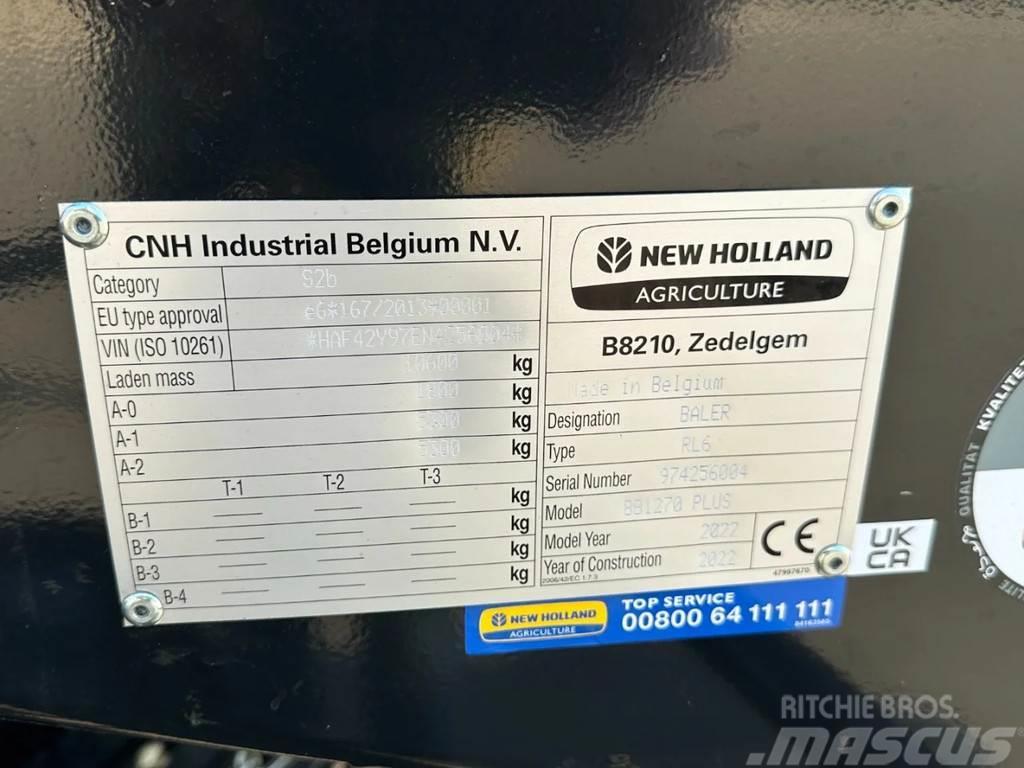 New Holland Bigbaler 1270 Plus bj 2022 met 3000 balen Forage harvesters