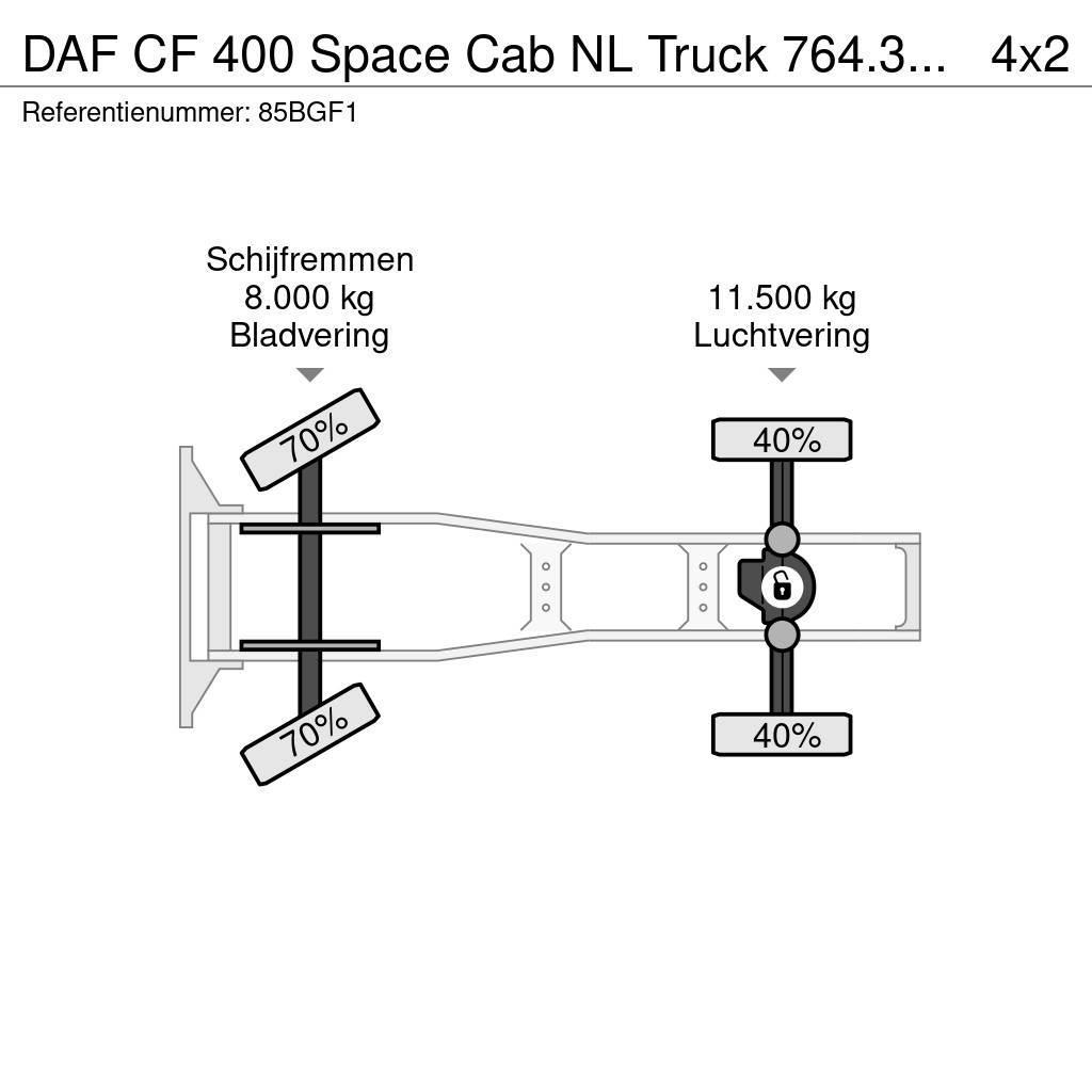 DAF CF 400 Space Cab NL Truck 764.313KM Truck Tractor Units