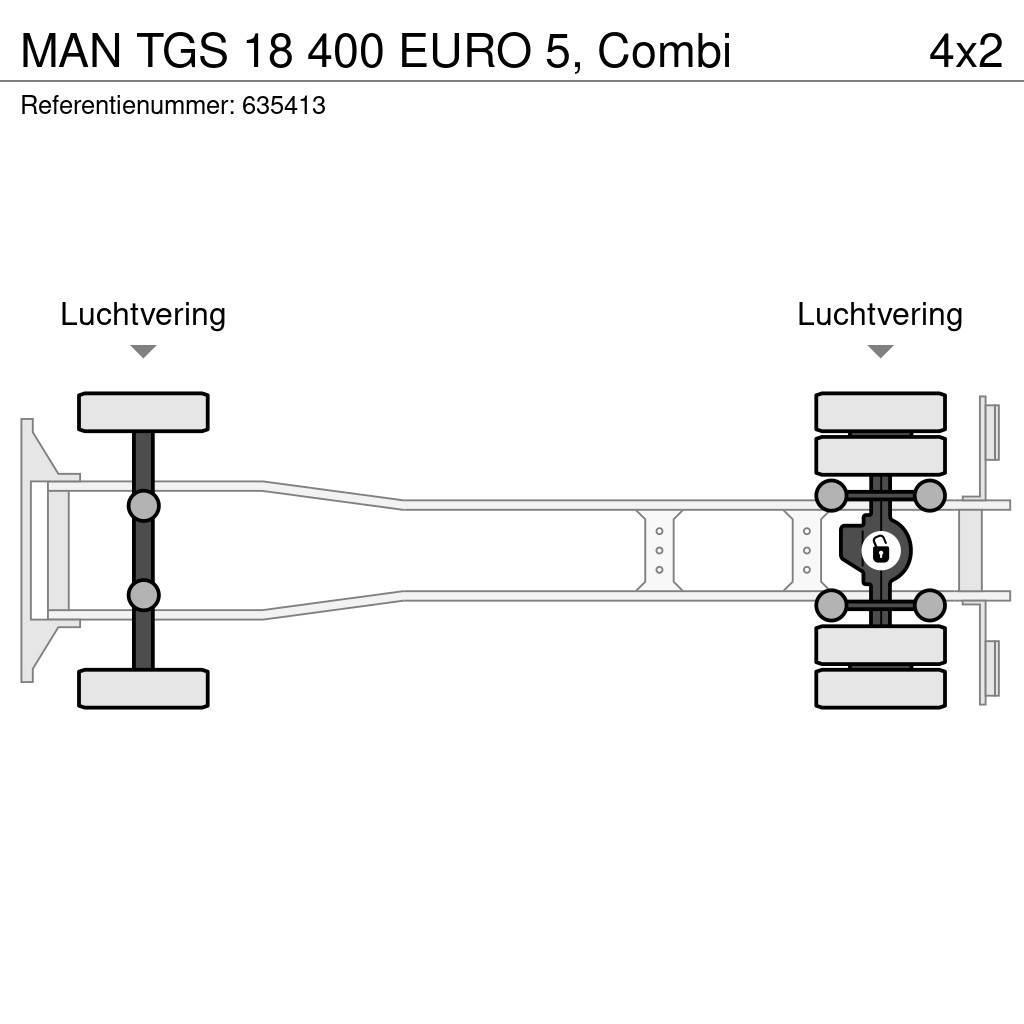 MAN TGS 18 400 EURO 5, Combi Demountable trucks