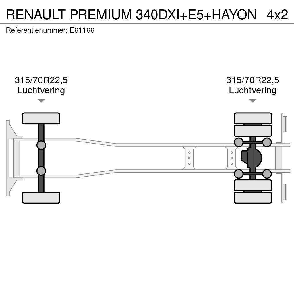 Renault PREMIUM 340DXI+E5+HAYON Van Body Trucks