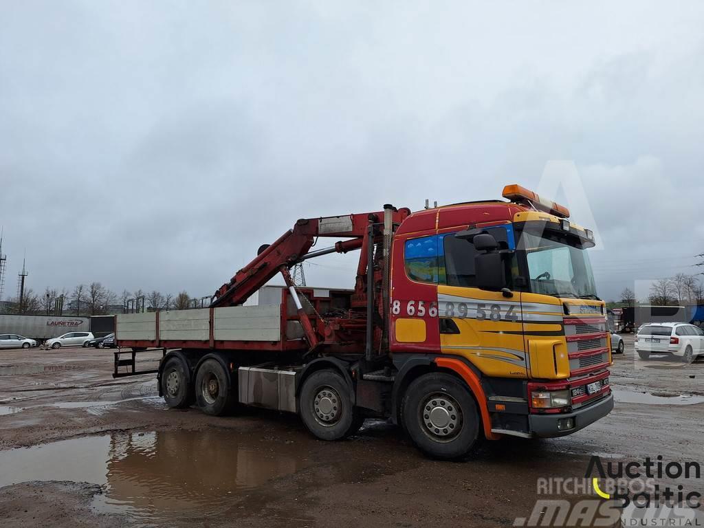 Scania R 124 GB Flatbed/Dropside trucks
