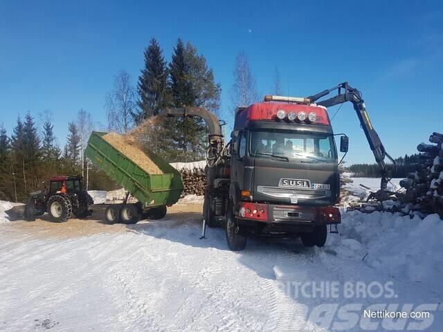 Heinola 1310 RML -Chipper:  SISU 18/630 6x4 -Truck Wood chippers