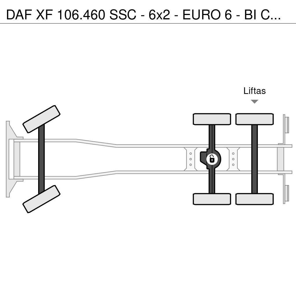 DAF XF 106.460 SSC - 6x2 - EURO 6 - BI COOL- VERY GOOD Flatbed/Dropside trucks