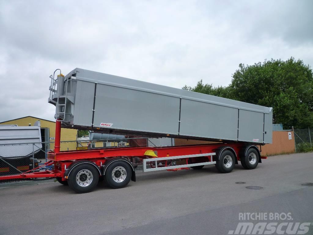 Benalu Optiliner 4-axl 7,8m - 12,4m  ex. 10,6m, 6900 kg! Tipper trailers