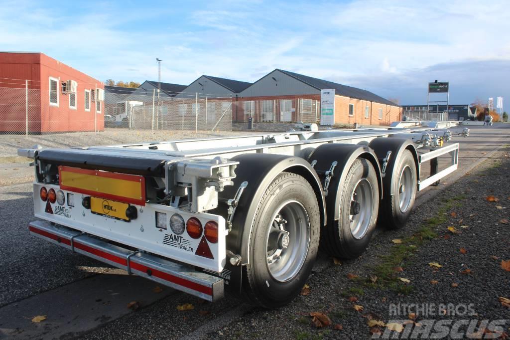 AMT CO310 - Container chassis med udskud i bag Containerframe/Skiploader semi-trailers