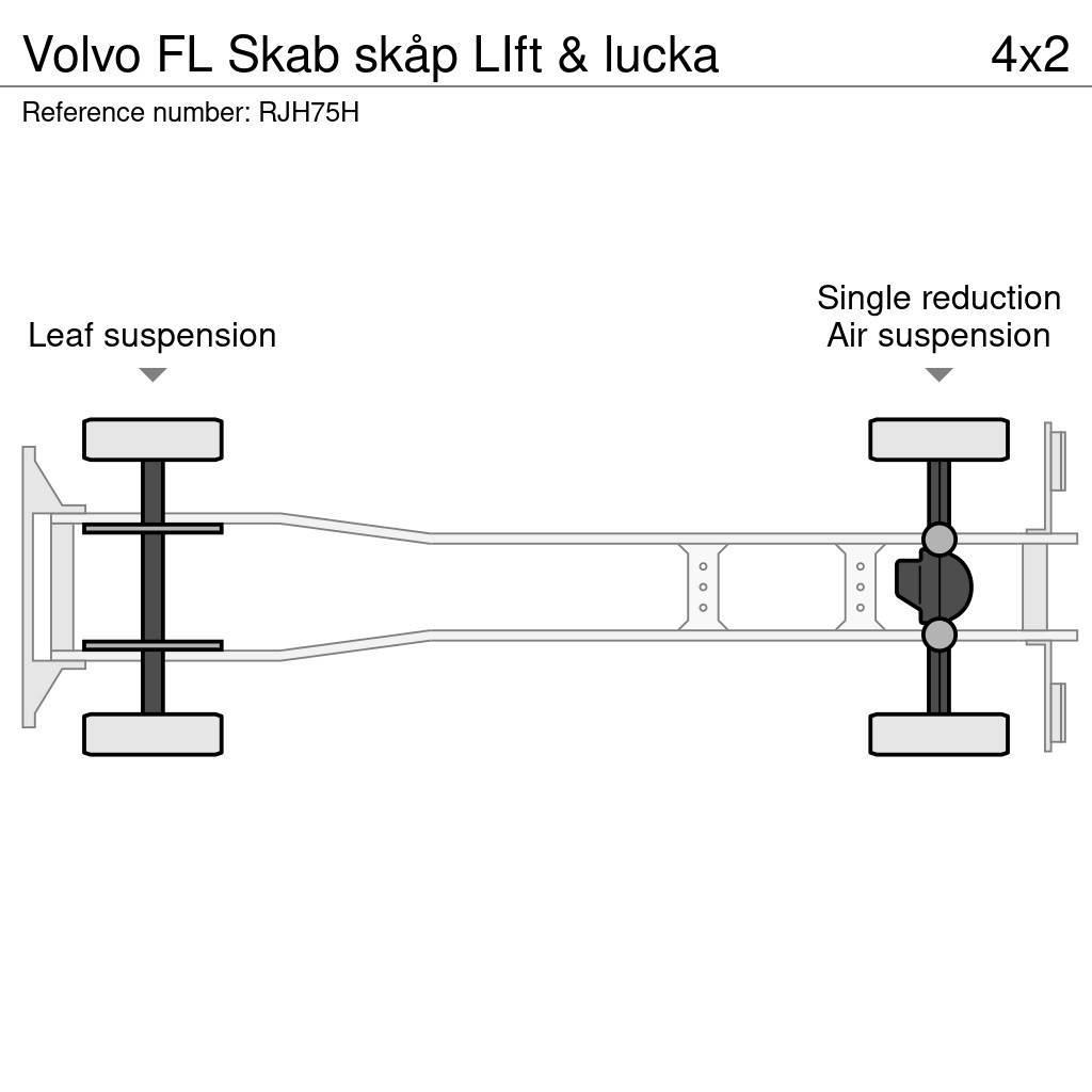Volvo FL Skab skåp LIft & lucka Van Body Trucks