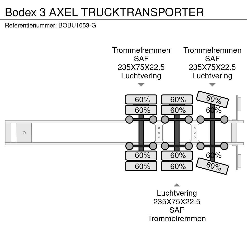 Bodex 3 AXEL TRUCKTRANSPORTER Vehicle transport semi-trailers
