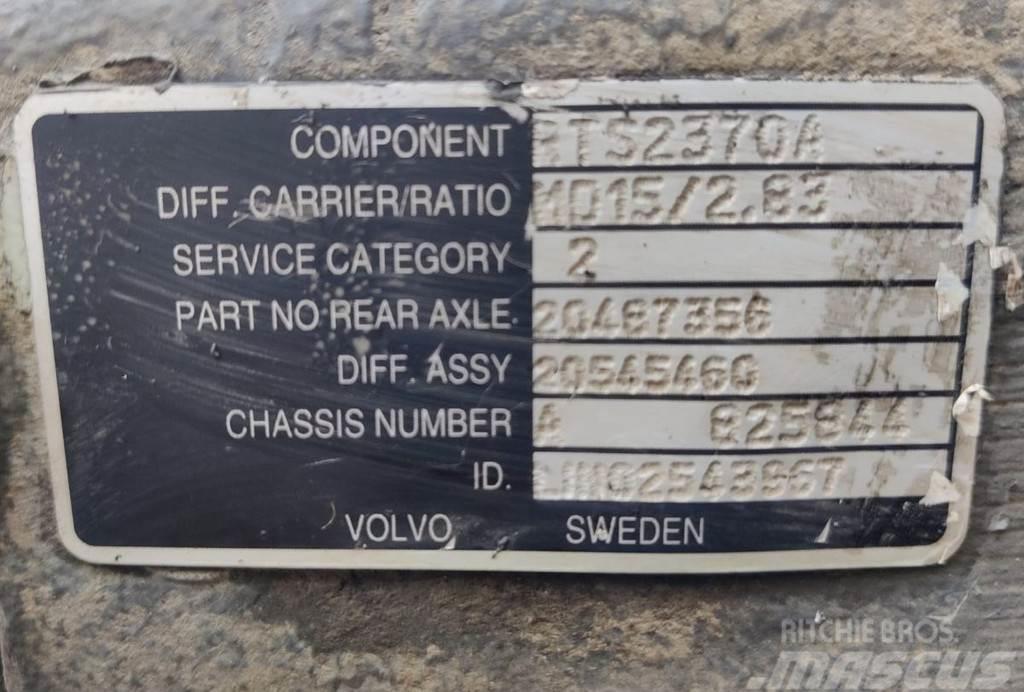 Volvo FH4 RTS2370A DRIVEN AXLE RAT 2.83 20487356, 205454 Axles