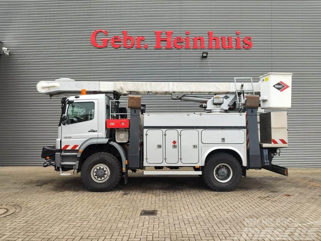 VERSALIFT VO-355-MHI Winch 69 kV Mercedes Benz Axor 1824 4x4 Truck mounted aerial platforms