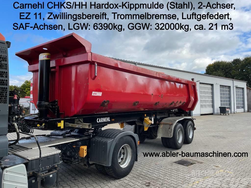 Carnehl CHKS /HH Stahlmulde Hardox Tipper semi-trailers