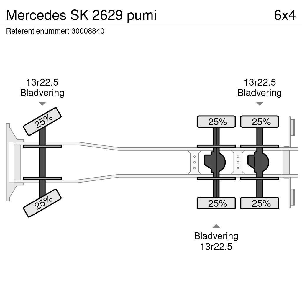 Mercedes-Benz SK 2629 pumi Concrete pumps