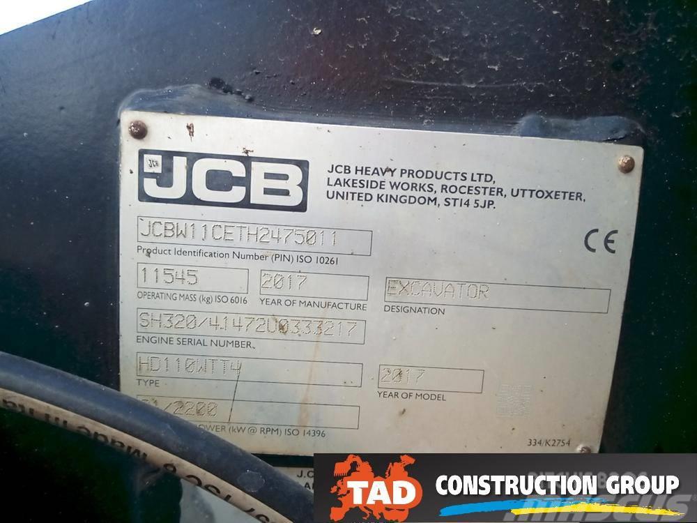 JCB 110 W Hydradig Mini excavators < 7t