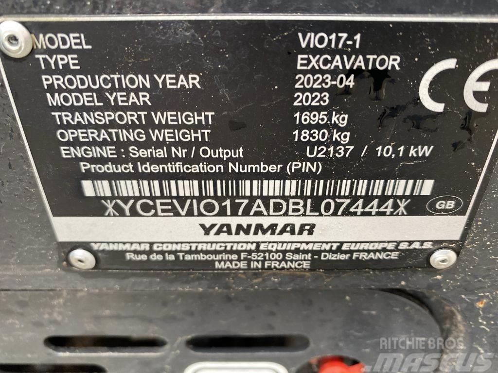 Yanmar VIO17-1 Mini excavators < 7t
